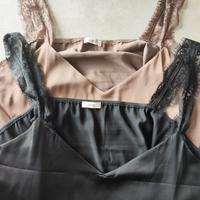 coppia top lingerie Oltre XL in raso