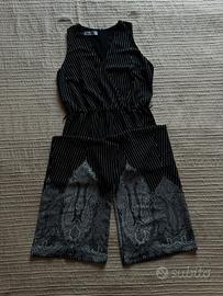 Tuta donna – Rinascimento – Taglia L – Bianco nero