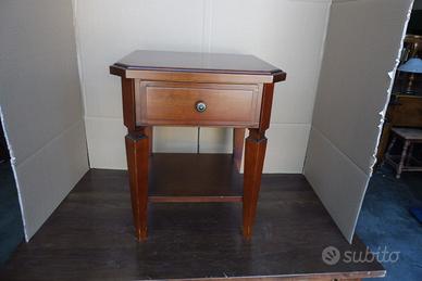 Tavolino antico legno con cassetto