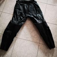 pantaloni pelle tuta sdoppiabile dainese