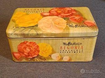 Scatola in latta vintage