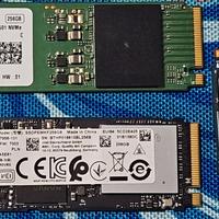 Moduli M2 NVme Pcie 256 Gb vari brand.