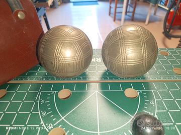 bocce  d'epoca metallo 