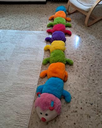 Bruco di peluche 2m