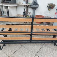 Divano Letto con doghe in legno