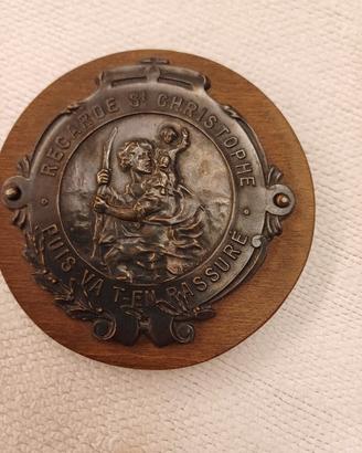 Placca fermacarte San Cristoforo