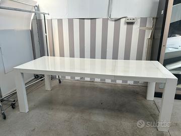 Tavolo Modero  Bianco Laccato 218x90 cm