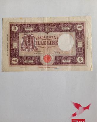 Banconota 1000 lire grande "M" 1946