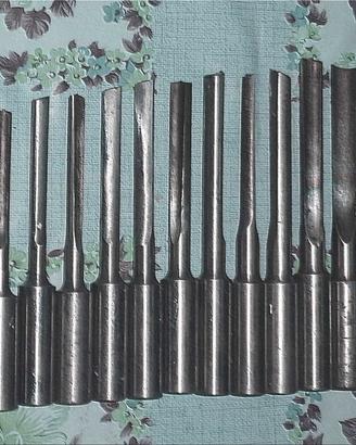Set 26 PUNTE FAT per LEGNO e altro,anni'50(nuove)