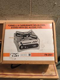 fornello a gel alcolico per campeggio