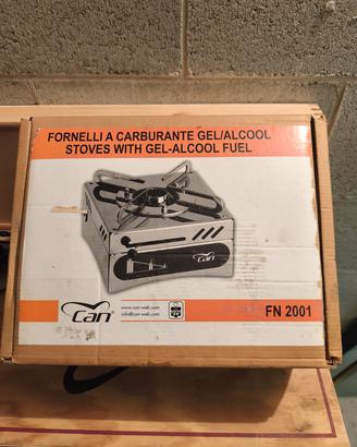 fornello a gel alcolico per campeggio