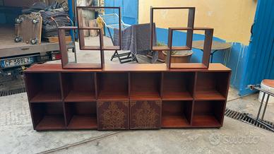 Credenza bassa intarsiata