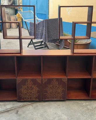 Credenza bassa intarsiata