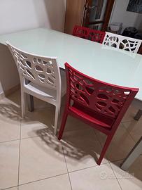 tavolo cucina con 4 sedie
