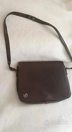 Borsa pelle vintage testa di moro