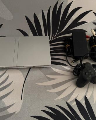 Ps2 Silver + Pad e Cavi