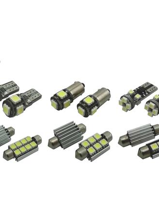 KIT 10 LAMPADE LED INTERNE PER RENAULT MEGANE II 2