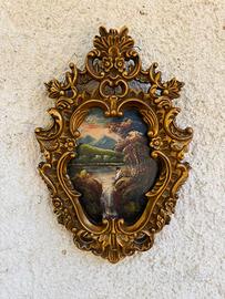 quadro con cornice vintage