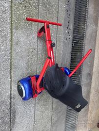Hoverboard con gocart rimovibile
