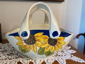 Borsa porta oggetti in ceramica