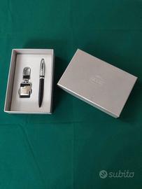 Penna e portachiavi in argento