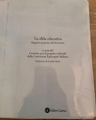 Dispensa "La sfida educativa"proposta sull'educaz