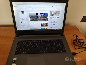 notebook 17,3" Clevo N870HK1 (2017)