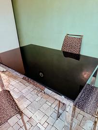 tavolo con o senza 4 sedie Calligaris 