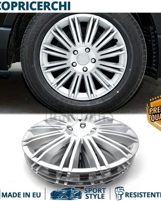4 Copricerchi per FIAT 13 Pollici CoppetteSilver