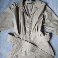 Trench verde pistacchio 100% cotone