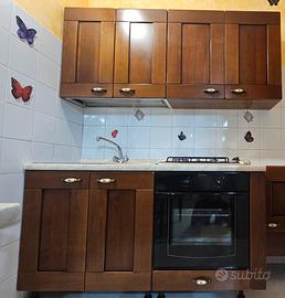 Cucina completa in vero legno massello