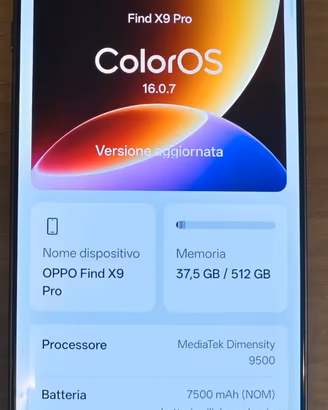 Oppo fine x9 pro