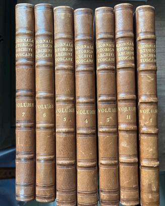 Giornale Storico Archivi Toscani – 7 volumi