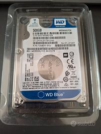 Hard Disk 500GB WD Blue 2.5” – Perfetto per Laptop