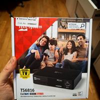 Decoder Dvb-T2 Telesystem TS6816, Nero