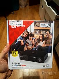 Decoder Dvb-T2 Telesystem TS6816, Nero