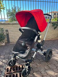 Bugaboo Cameleon 3 trio completo rosso nero