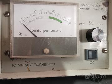 contatore Geiger  scontillation meter 