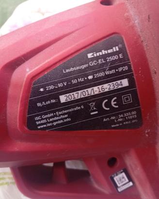 soffiatore aspiratore elettrico