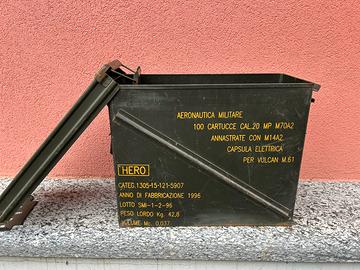 Cassa in ferro Areonautica Militare Italiana