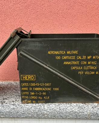 Cassa munizion ferro Areonautica Militare Italiana