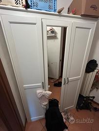 Armadio ikea provabile Brusali 3 ante con specchio