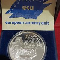 Argento monete commemorative ECU