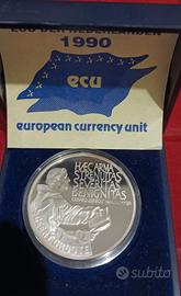 Argento monete commemorative ECU