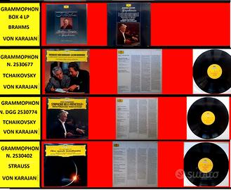 LOTTO 7 LP VINILI - GRAMMOPHON - VON KARAJAN
