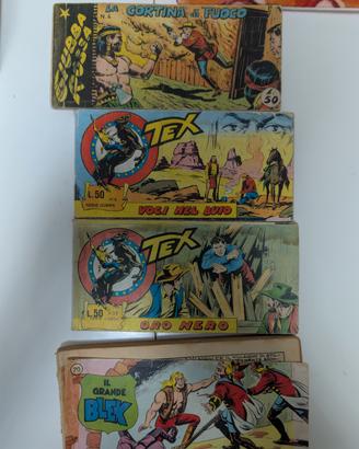 fumetto striscia giubba rossa e tex