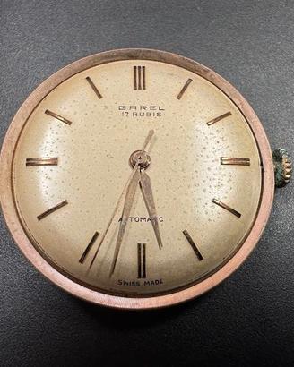 Movimento automatico svizzero vintage Garel 17 Rub