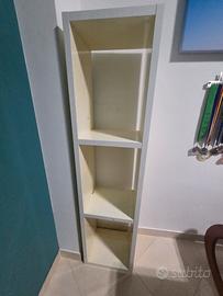 libreria modulabile bianca lucida 