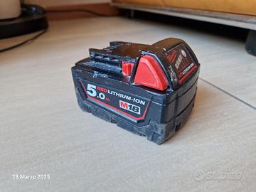 Batteria milwaukee m18 5ah