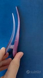 fermaglio viola per capelli